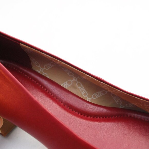 Michael Kors MICHAEL June Flex Mid Pumps in Deep Red Size 9M - Picture 8 of 8